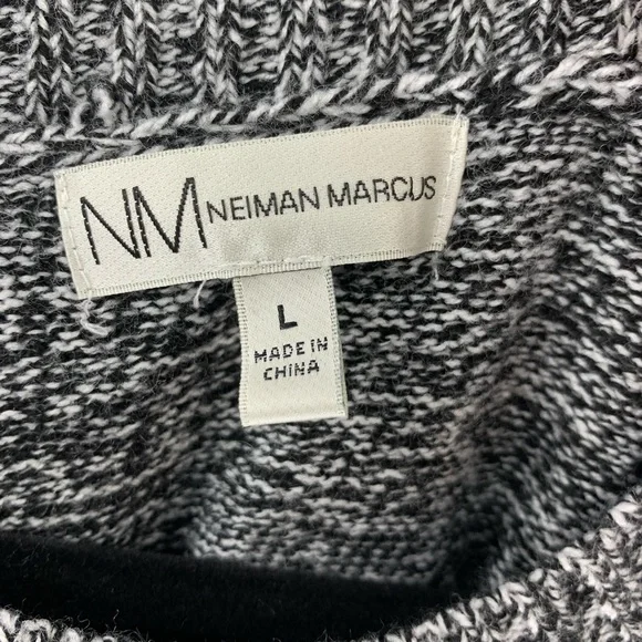 Neiman Marcus Gray Sweater Dress Large - Picture 4 of 9
